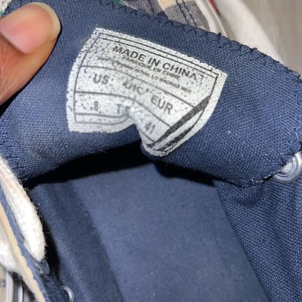 Pro Ked's- Men's Royal Lo- plaid